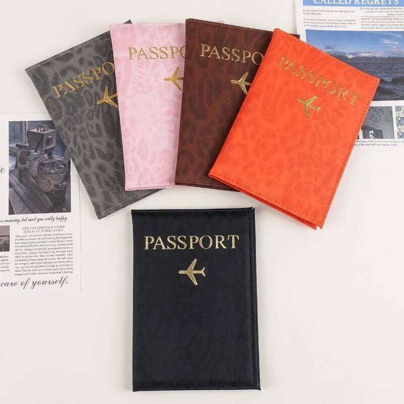 2025 Travel Cover Case for Women Men PU Leather Card Ticket Passport Covers Holder Protective Accessories Wallet