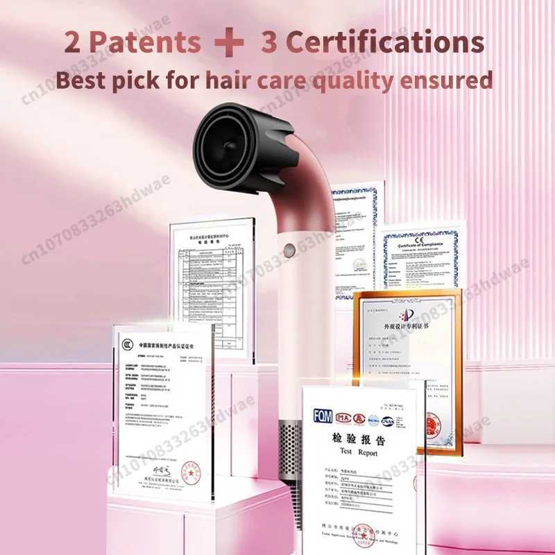 220V Professional Hair-care Leafless Hair Dryer Negative Ion Styling Tools Hairdryer 200 Million Anion Super Blow Dryer W250819