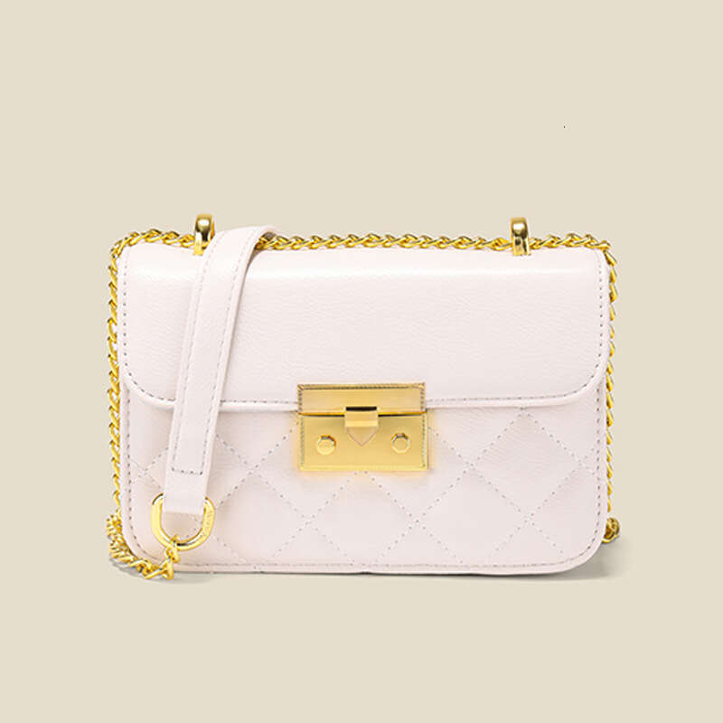 This year's popular niche design 2024 new women's fashionable and versatile crossbody bags, dia grid embroidered