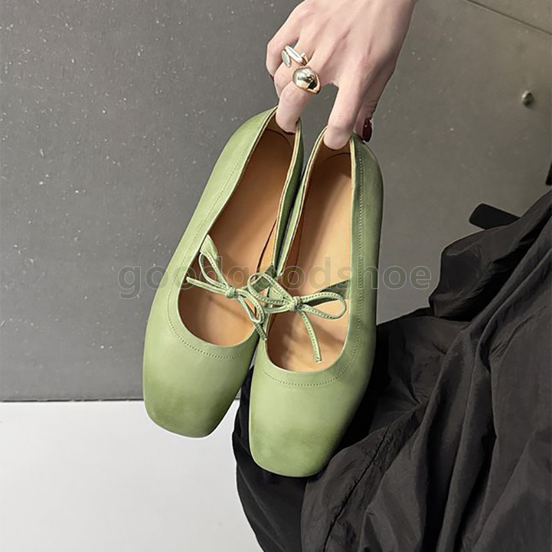 mary jane designer shoes ballet flats heels loafers womens pink green comfort elegant bowknot women shallow mouth single shoes size 35-40