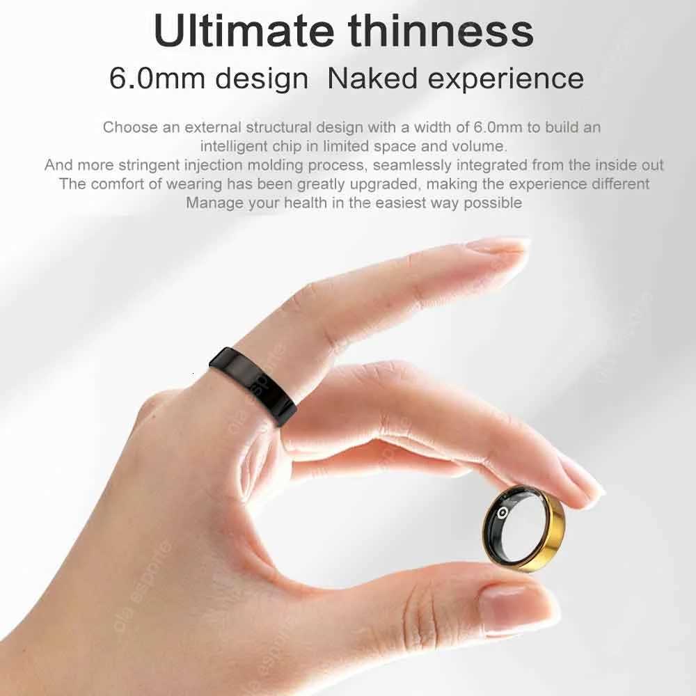 2025 Smart Ring for Men and Women 6.0mm Ultimate Thinness Waterproof Health Detection Heart Rate Sleep Monitor Sports Tracker Smart Ring W250819