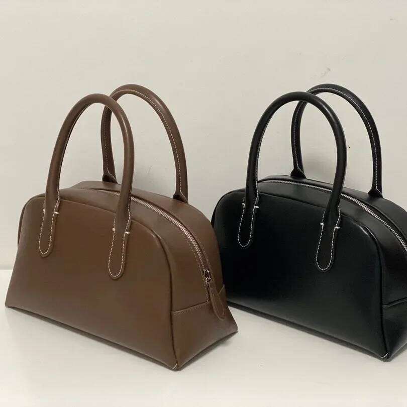 Nothingwritten Niche Korean Style Women S Large Capacity Genuine Leather Handbag Byston Fashionable Car Equipment Ac