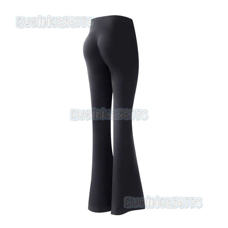 Flared Yoga Pants for Women High Waist Hip Lift Dance Fitness Pants Sports Slightly Flared Yoga Pants Wide Leg Long Pants H250819