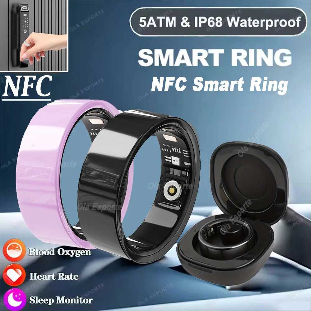 2025 New NFC Smart Ring Photo Control Health Monitor Smart Ring Men Women Bluetooth Call Rings Heart Rate Waterproof 5ATM Gift W250819