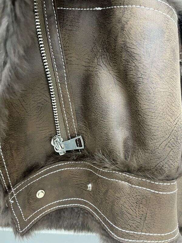 Jacket hoodie spider hoodie designer hoodie New Rabbit Sheepskin Women's Fur Coat with Wool Collar Slim Fit Korean Style Youthful Women