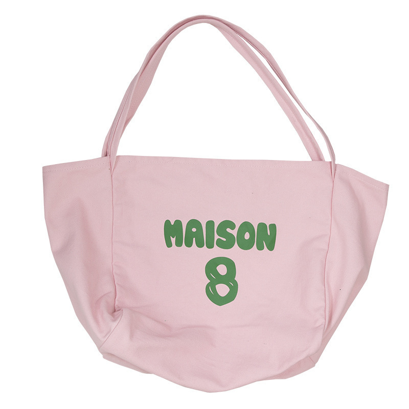 2025 Autumn Dopamine Color Series Canvas Bag Large Capacity Easy Handbag Japanese Handbag Shopping Bag Women's Crossbody Bag Women's Shoulde