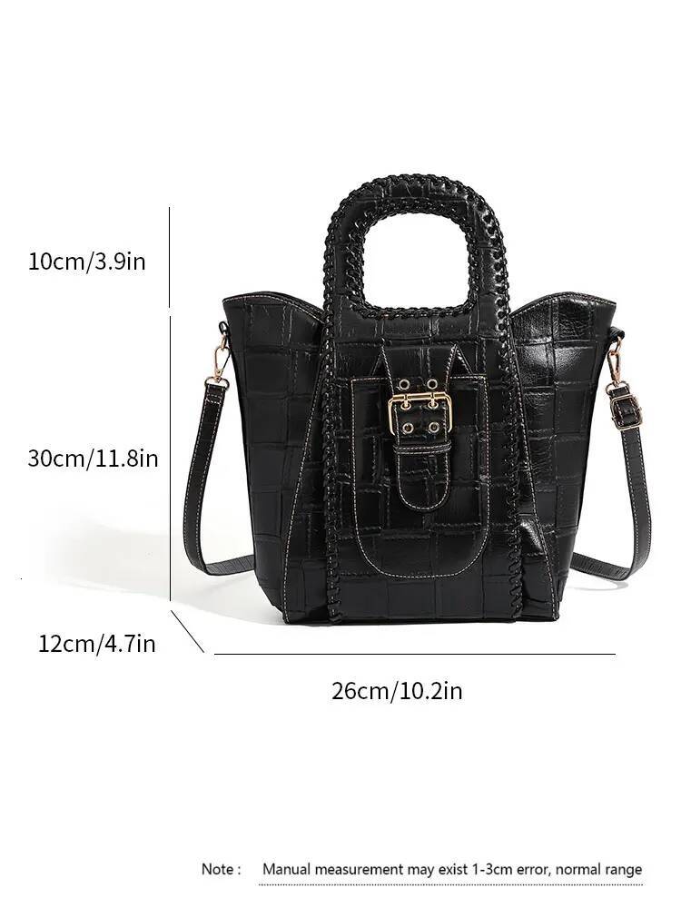 QJBY Women's Fashion Tote Bags 2024 New In Handbag Designer Brand High-End Leather Large Capacity Multi-Layer Send Wallet