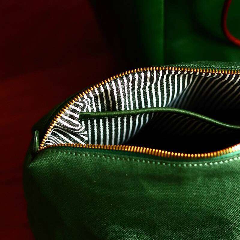 Designer Bag Tote Shoulder Peshawar Tote Bag For Women Simple Large Medium Handbag Vegetable Tanned Cowhide Bucket Dark Green