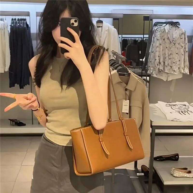 Drawstring Drawstring Hand Held Crossbody Bag Casual And Versatile Bucket Bag