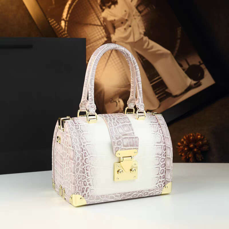 Top Quality Vanity Bag Designer Bag Lady Bag Women's Shoulder Bag Cowhide Genuine Leather Top Handbag Metal Chain Zipper Mini Box Bag Crossbody B