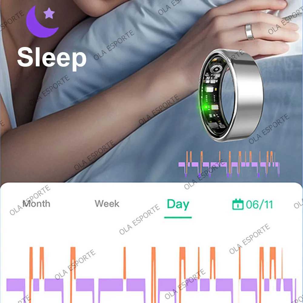 New Technology Smart Ring for Men Women GPS Tracker Waterproof Health Monitor Smart Couple Ring Gifts TikTok Control Taking Photos W250819