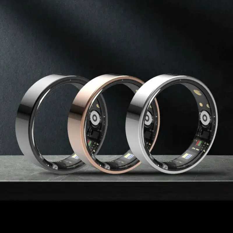 2025 Smart Ring for Women Sleep Heart Rate Oxygen Monitor 5ATM Waterproof Bluetooth TK5 Sports Rings for Men Holiday Gift W250819