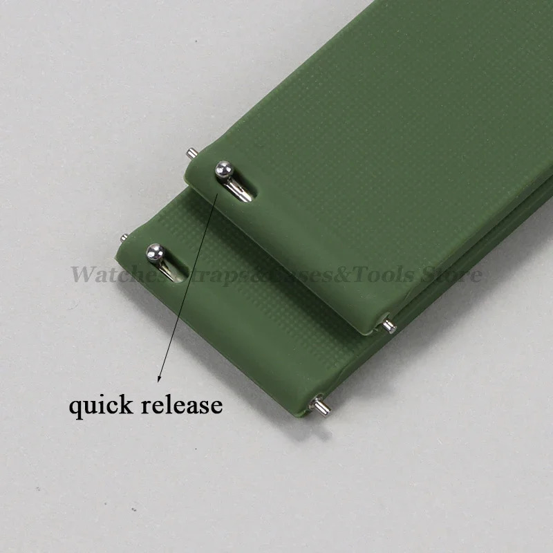 Soft Silicone Watch Band 10/12/14/15/16/18/20mm 21mm 22mm 24mm Quick Release Strap for for Universal Bracelets Belts 250818