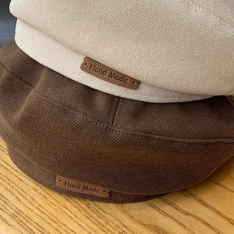 Autumn Winter Woolen Beret Women Retro British Painter Artist Caps Ladies Elegant Solid Color Panama Beret Hats Streetwear 250819