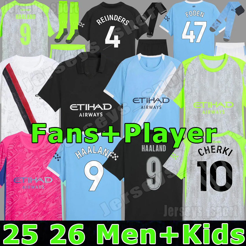 5XL 25 26 HAALAND soccer jerseys DE BRUYNE GREALISH KOVACIC FODEN FERRAN Fans Player Version RODRIGO VITOR REIS KHUSANOV 2024 2025 football shirt uniforms men kids