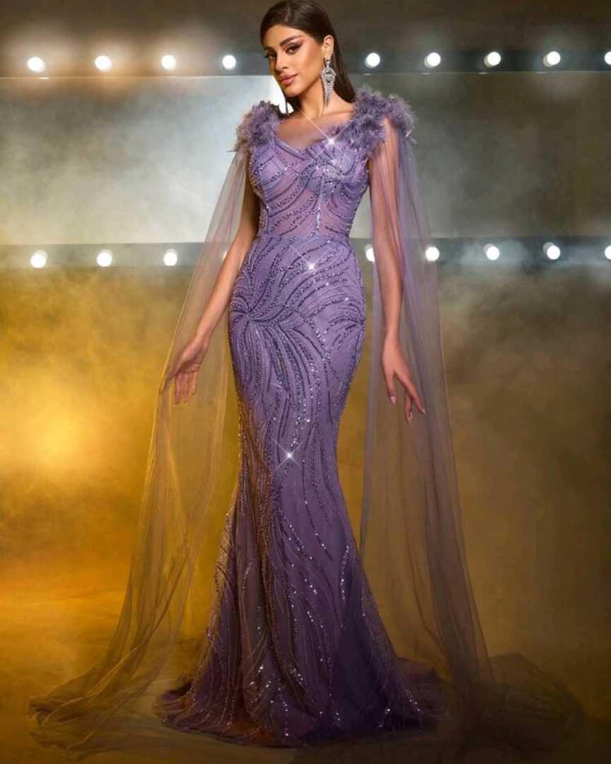 Gorgeous Evening Dresses Mermaid Strapless Sequined Beads Sleeveless Backless Prom Gowns Party Dresses Custom Made Vestidos de noche