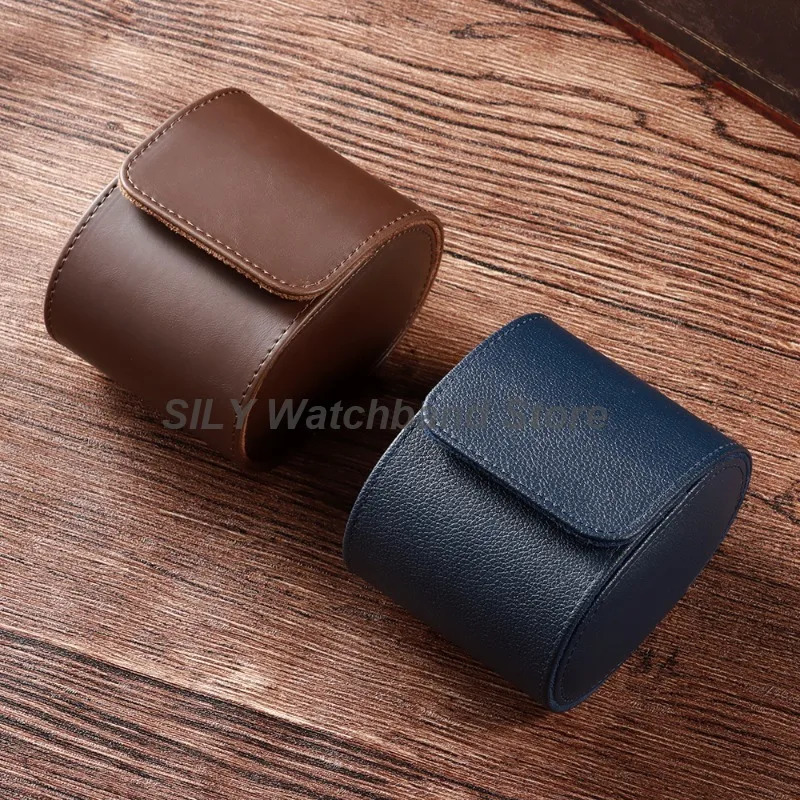 PU Leather Watches Organizer Vintage Watch Display Leather Watch Box Watch Travel Case Portable Classic Display Watches Storage 250819