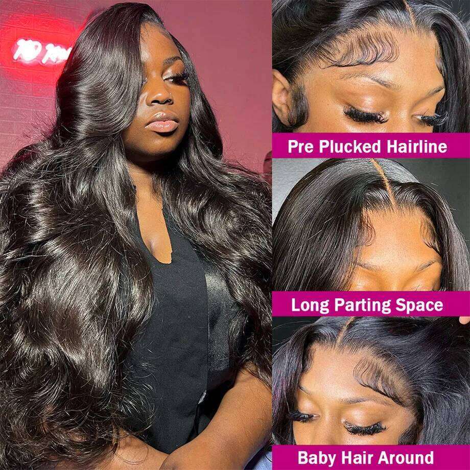 Body Front Human Hair 13X4 13X6 Hd Frontal 30 Inch Loose Wave Brazilian Wigs On Sale 5X5 Lace Closure Wig