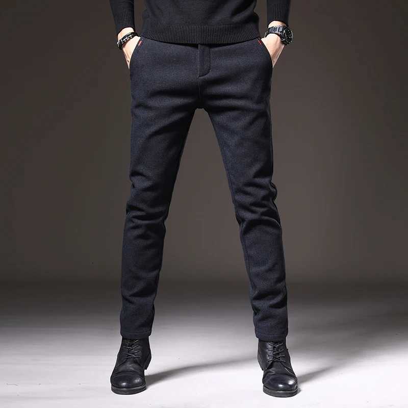 Autumn and Winter New Mens Casual Pants Slim Fit Comfortable Waist Straight Sleeve Fashion Versatile Pants W250819