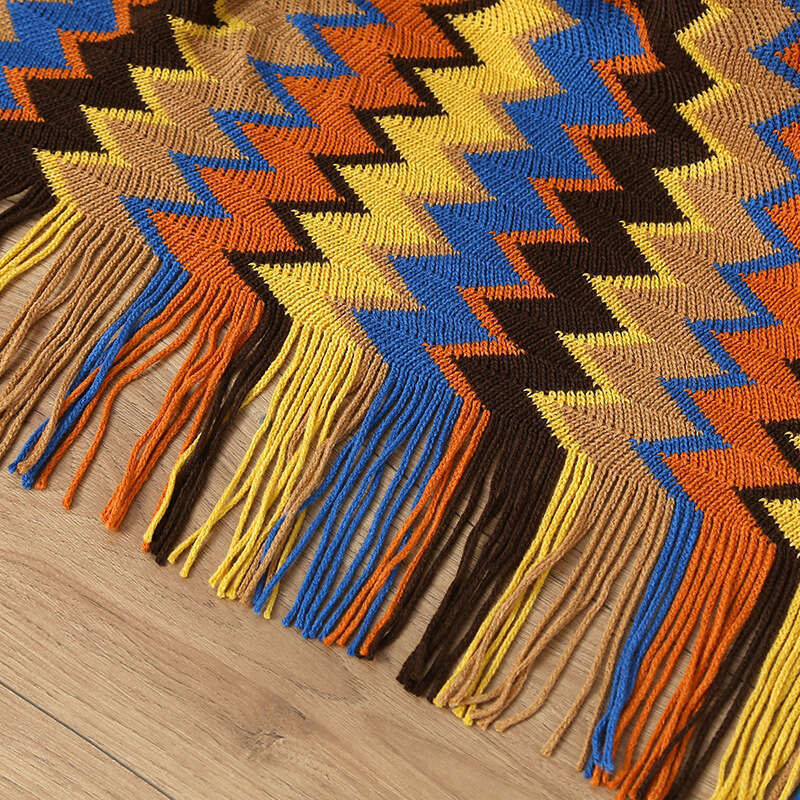 Bohemian Office Nap Hotel Homestay Runner Bed End Throw Sofa Blanket B5