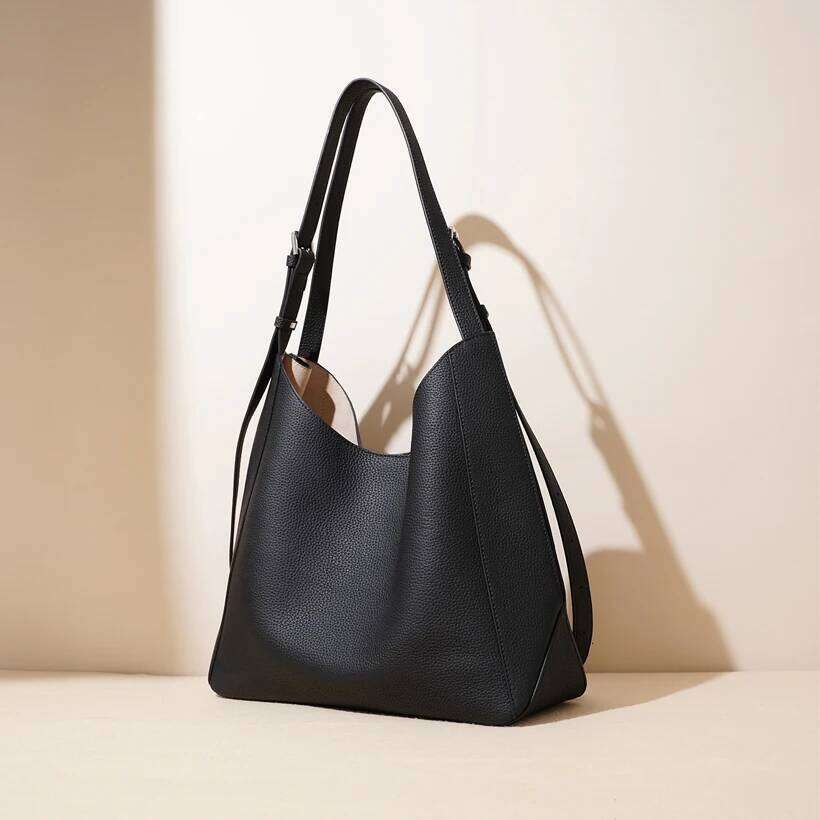 AVRO S MODA Trend Brand Fashion Women S Shoulder Genuine Leather Bucket Bags Tote Crossbody Ladies Design Elegant Bag