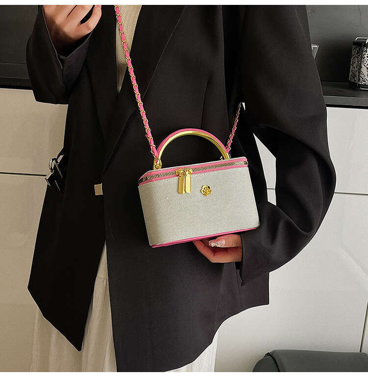 Bags Fashion Trend Versatile Handbag for Women 2025 Spring Summer Casual Denim Texture Chain Shoulder Designer Crossbody Bag