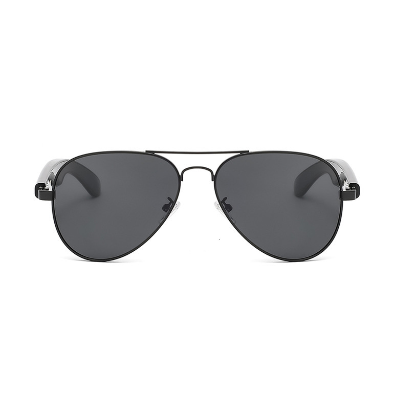 Smart black technology bluetooth glasses headset men and women anti-blue light can be equipped with myopia glasses color changing sunglasses hot-sale 