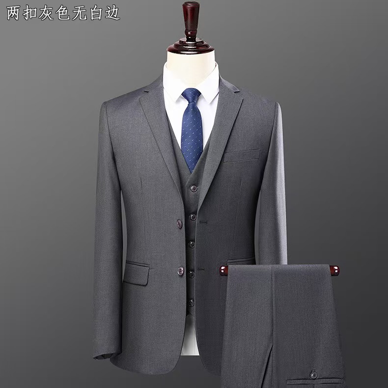 T1483 new fashion suits men's wedding suits office workers formal wear men's groomsmen clothing black suit