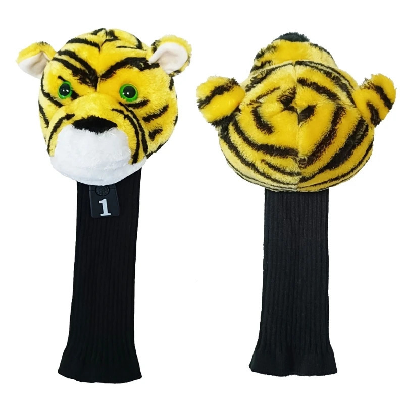Cartoon Animal Golfing Club Head Cover Plush Golfing Driver Headcover Golfing Head Cover Golfing Club Accessories 250819
