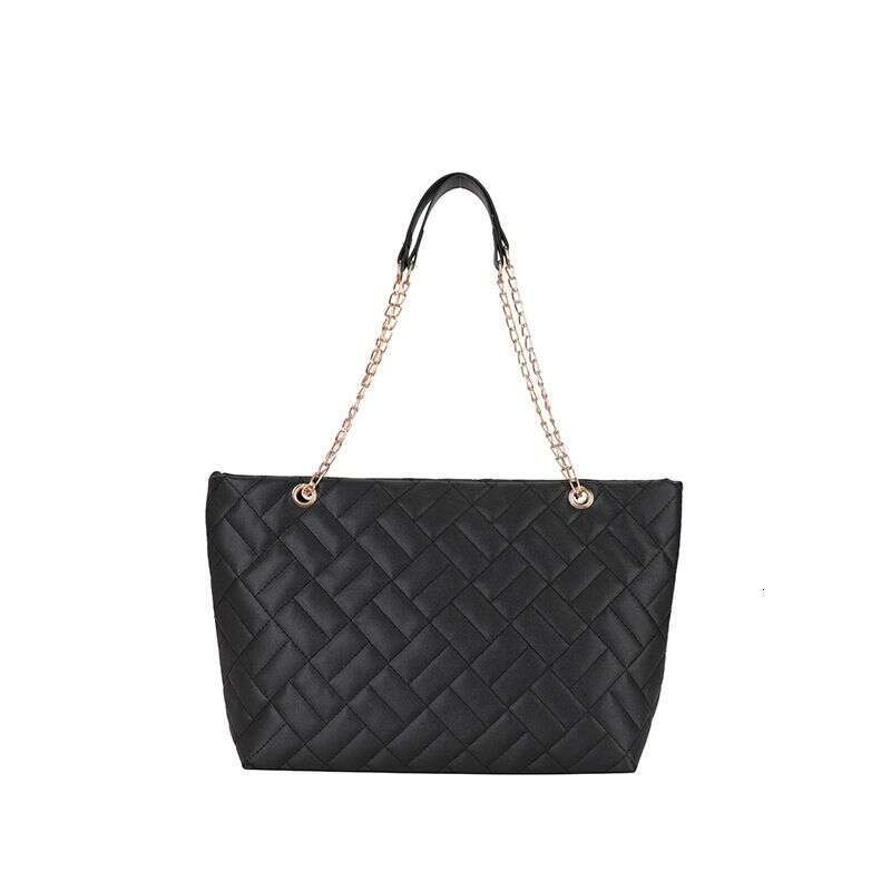 Women's Bag High-end Light Niche Design Korean Version Of Large-capacity dia chain tote women's retro shoulder bag