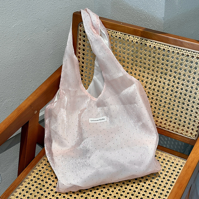 2025 autumn gentle girl elf style vest bag handbag shoulder bag large capacity shoulder bag lazy style armpit handbag women's crossbody bag desig