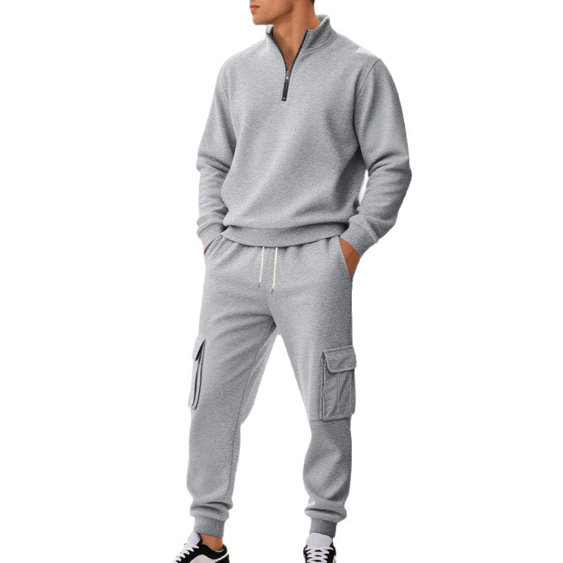 Unisex Tracksuit Polyester Oversized Jogging Sweat Suit Fleece Oversized Men Sweatpants and Hoodie Set Jogger Two Piece Jogging Tracksuit Sets