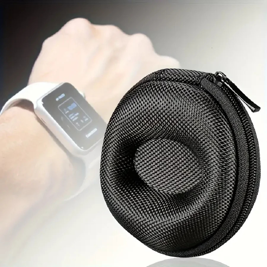 1pc Portable Zipper Travel Watch Case Dust-proof Single Watch Storage Box for Wristwatches And Smart Watches 250819