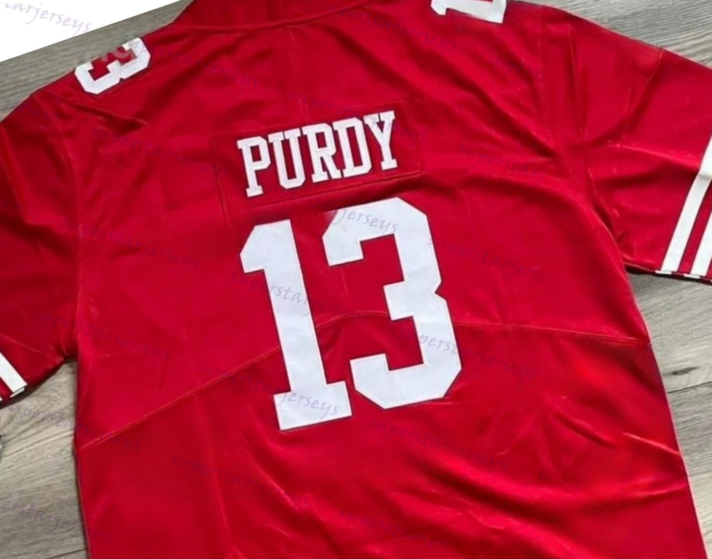 Joe Montana Jerry Rice Ronnie Lott Brock Purdy Christian McCaffrey George Kittle Nick Bosa Deebo Samuel Sr Brandon Aiyuk Fred Warner San 49 Football Jersey