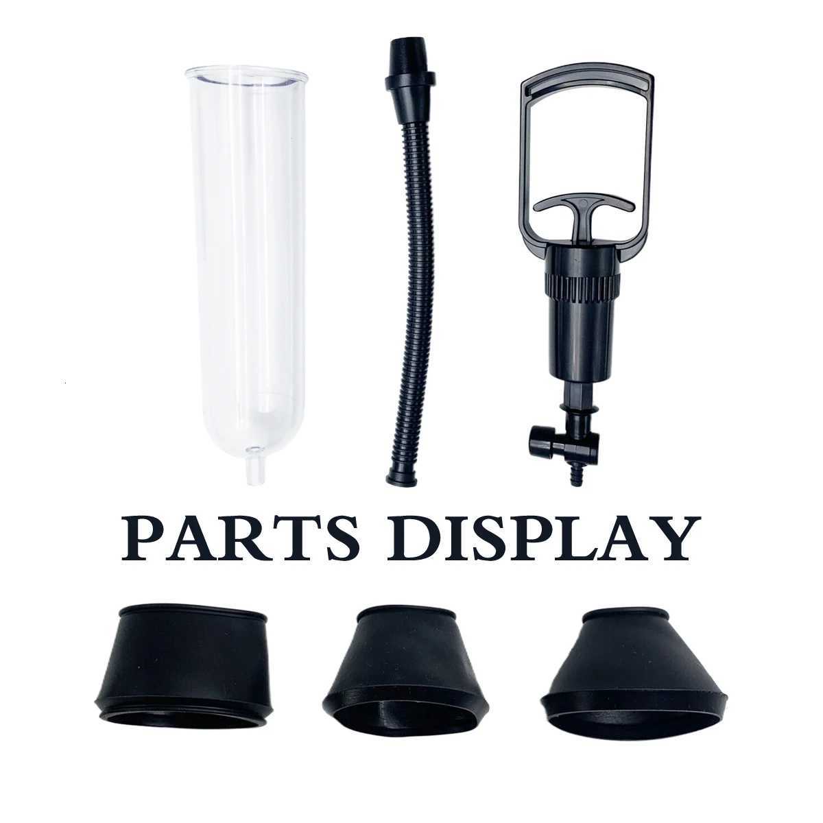 3 Sizes Hand-Controlled Penis Pump Sucking Massage Masturbation Penis Head Stimulation Fun Flirtation Stimulation Adult Sex Toys XJ250819