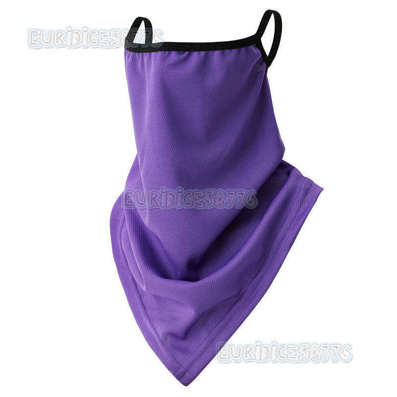New Cycling Ice Silk Mask Adjustable Spliced Towel Dustproof Mask Neck Gaiter Sun Protection Mask H250819