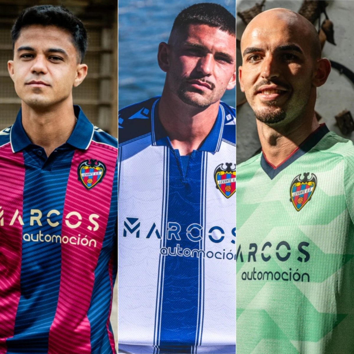 Levante UD Soccer Jerseys 25 26 Home Kit Released 100th Anniversary of Portal de Vallejo LUD Kit Granotes Shirts The Frogs Football shirt 2025 2026 Levante Uniform