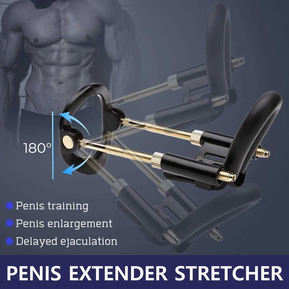 Penis Extender Adjustable Penis Stretcher Kit Penis Enlargement Traction Device Penis Enlarger Sex Toys for Men Penis Trainer XJ250819