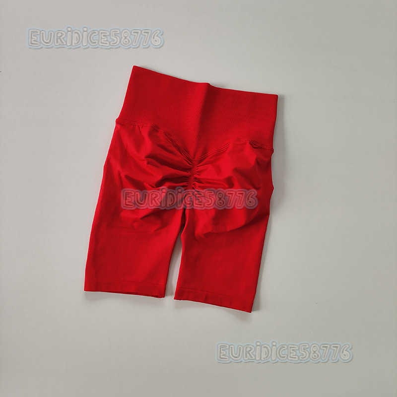 Seamless Hip Lifting Fitness Shorts Womens Running Sports Riding Pants Hip Raising High Waist Yoga Training Pants H250819