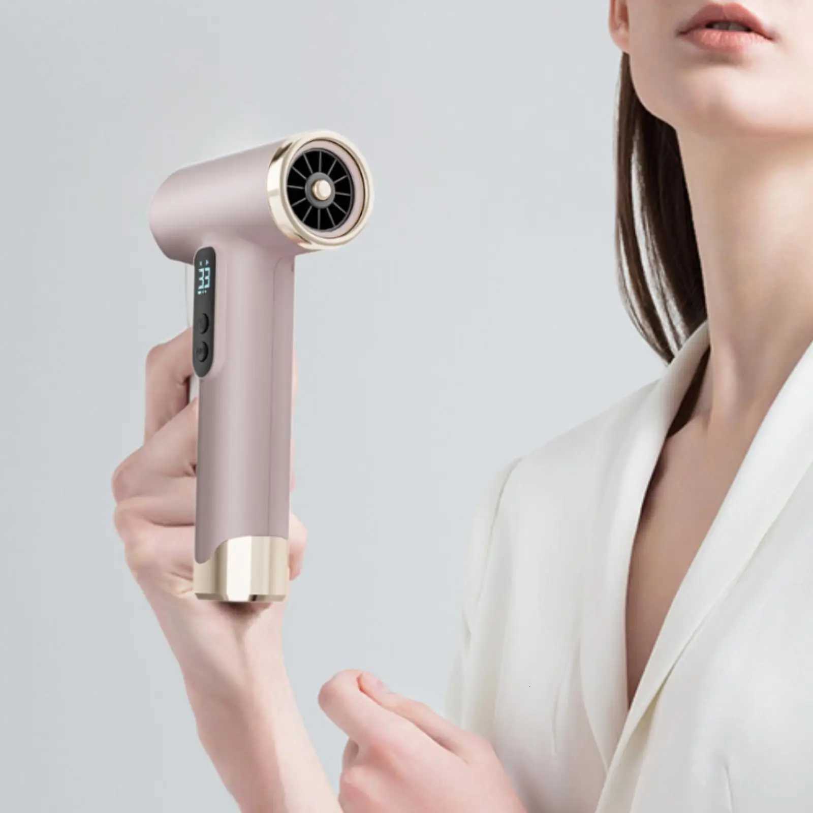 3-Speed Turbofan Dust Blower Hair Care Fast Drying Hair Dryer Air Duster for Outdoor Hotel Art Painting Travel Computer Cleaning W250819