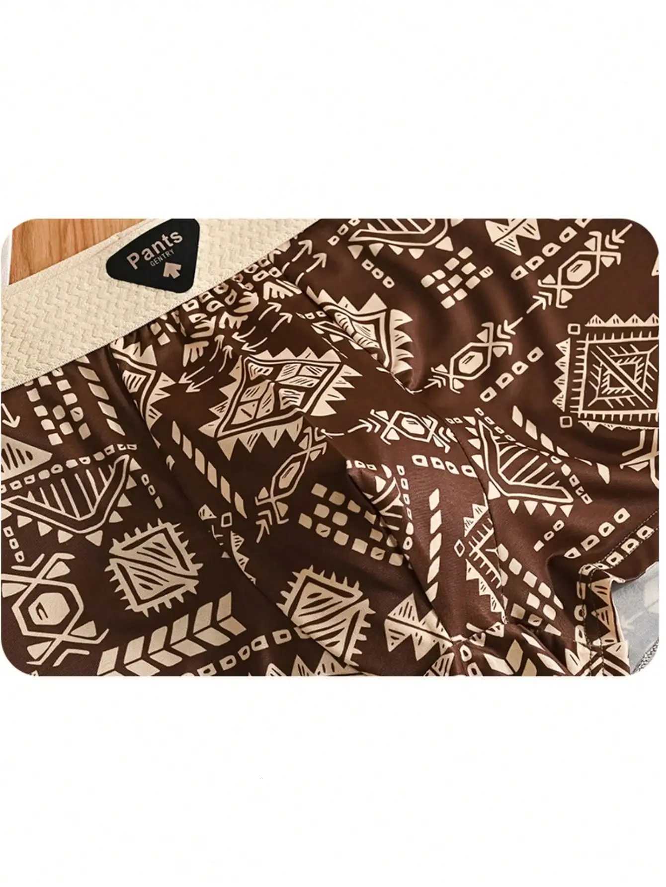 3pcs/Pack Mens Ice Silk Underwear Fashion Retro Comfortable Breathable Mens Boxer Briefs Plus Size Shorts W250819