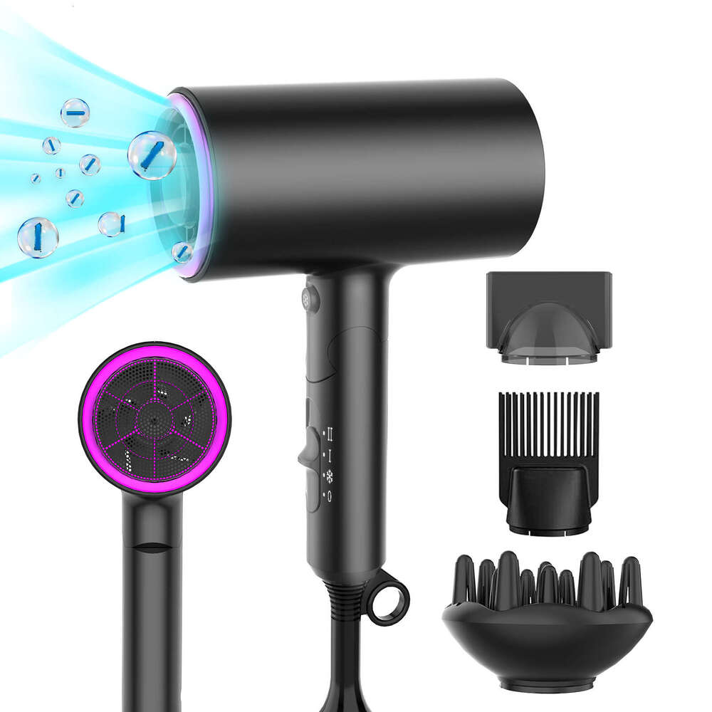 High Power Hotel Guesthouse Homestay Taiwan Travel Foldable Electric Negative Ion Hammer Hair Dryer