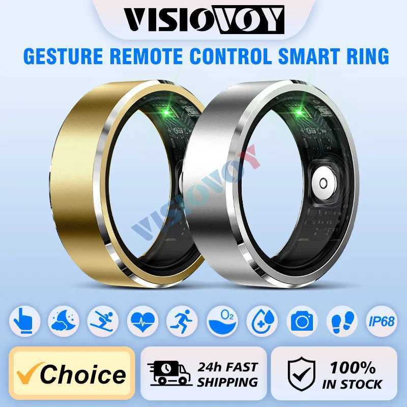 2025 New Smart Ring 5ATM Waterproof For Samsung For iPhone Ring Men Women 24H Health Monitor Gesture Control Multi-sport Function W250819
