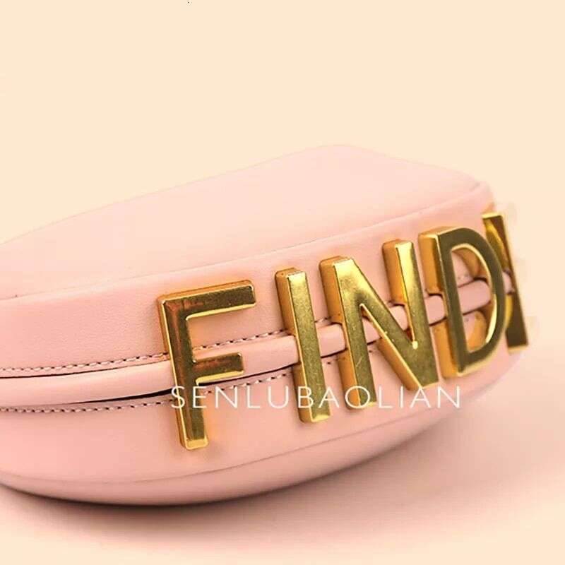 Summer Design Shoulder Bag Half Moon Letter Armpit Tote New Top Quality Brand Genuine Leather Clutch Handbags