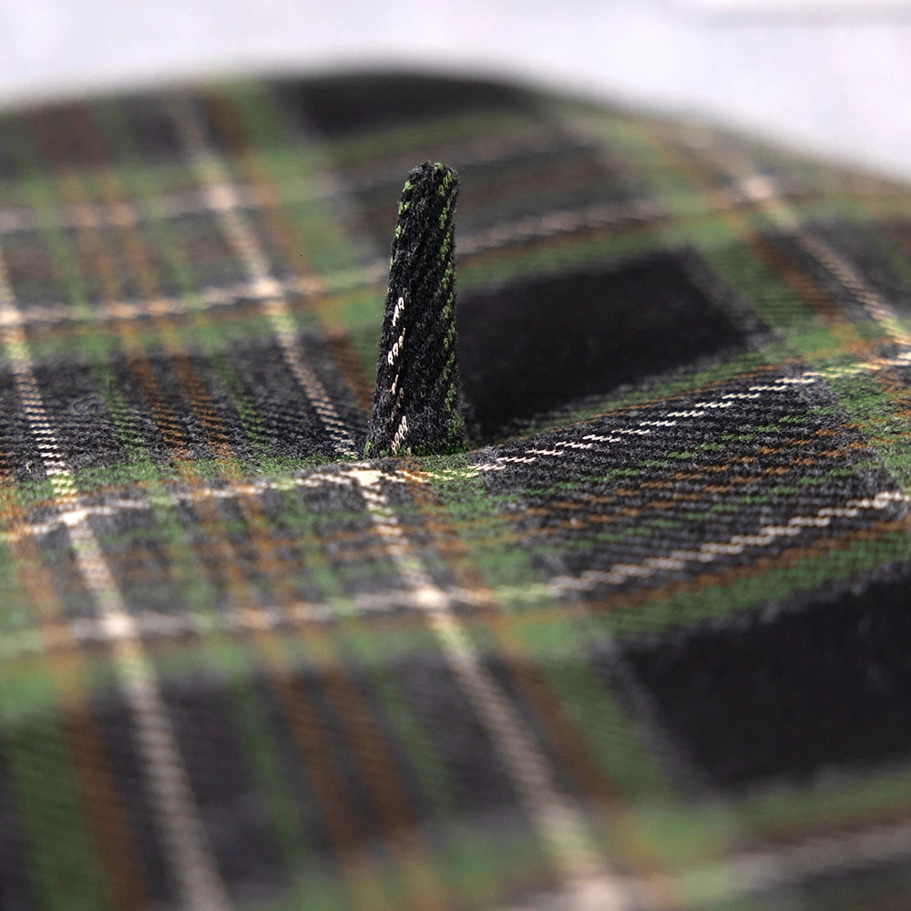 2025 berets Fashion Beret Wool Plaid Green Casual Beanie Retro Literary Forward Cap Cap Driver Women Hat FDM01 250819