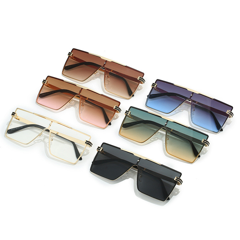 Designer Sunglasses For Men Women Square Sunglasses Big Frame UV400 Protection Sunglasses Luxury Polarized Goggle Pilot Metal Frame Eyewear P3099