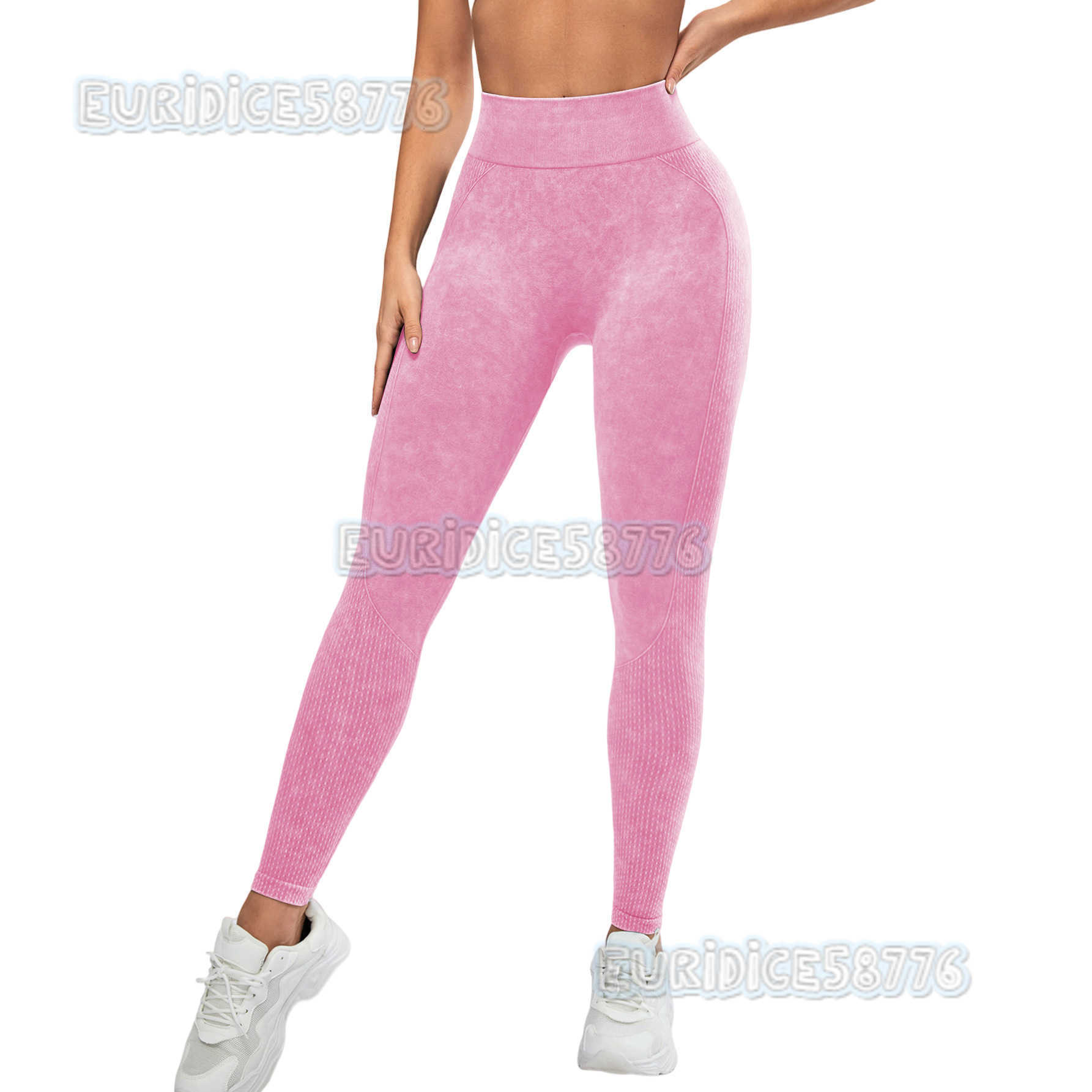 Sand Wash Seamless Yoga Pants High Waist Peach Hip Lift Fitness Pants Women Running Washed Matte Tight Sports Pants H250819