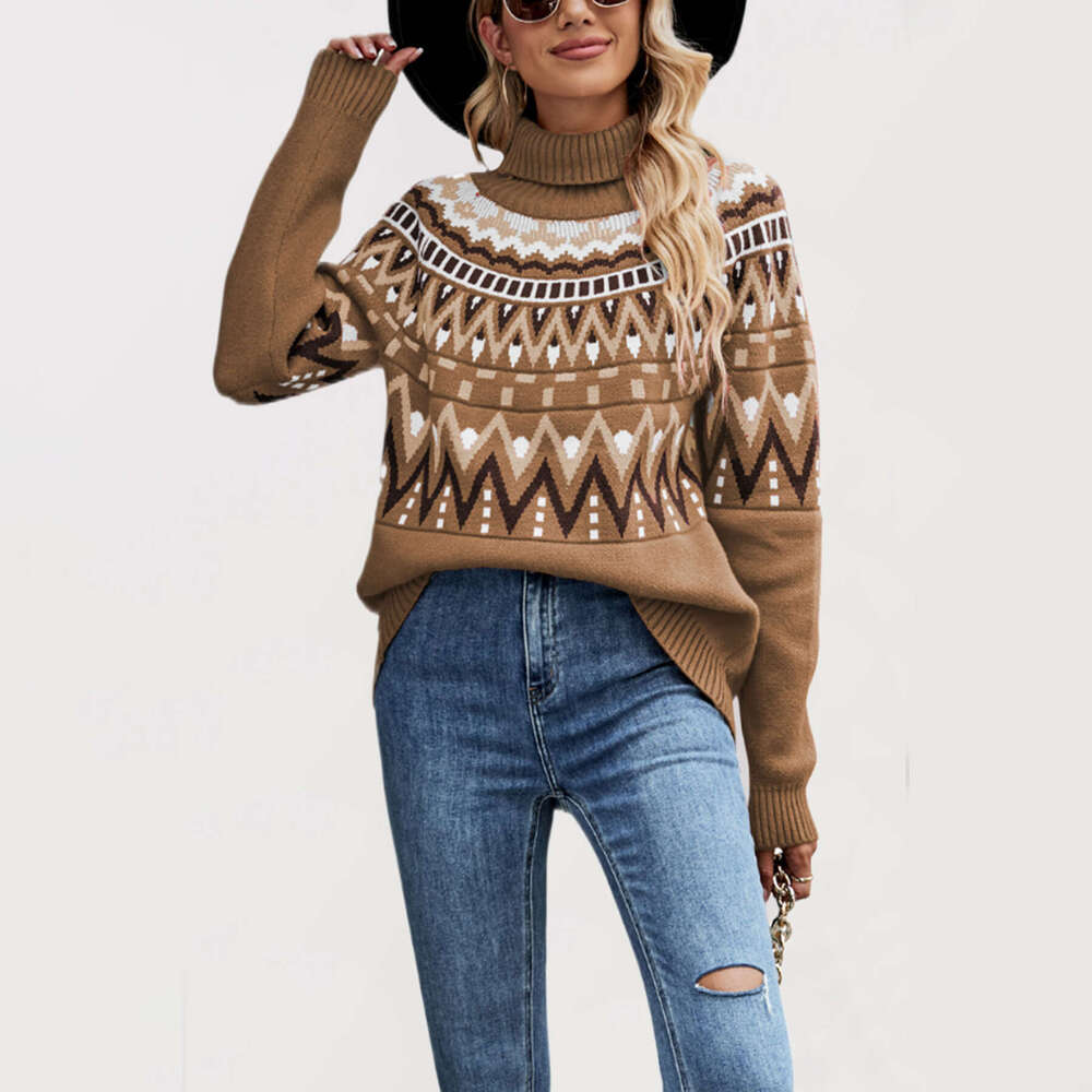 Autumn And Winter New Temu Loose Mid-Length Knitted Women's Sweater B5