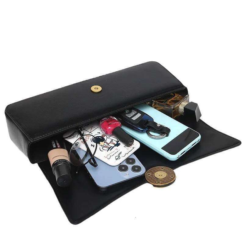 Ladies Cow Split Leather Soft Crossbody Bag Women Cowhide Underarm Portable Shoulder Bags Female Designer Commute Handbag