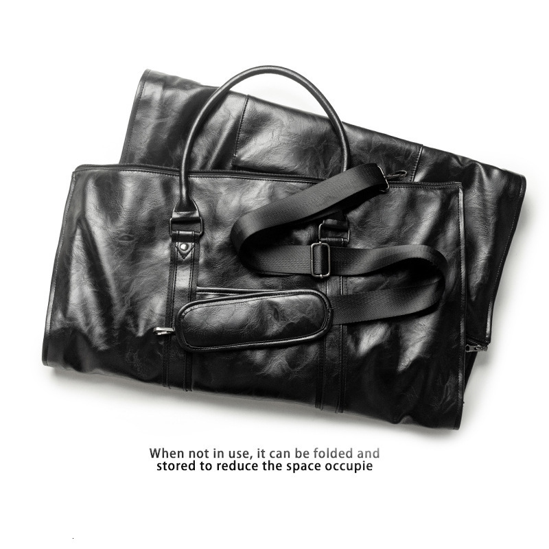 Free shipping designer In Stock Travel Bag Leather Clothing Luggage Bag Retro Large Capacity Handbag Business Suit Bag